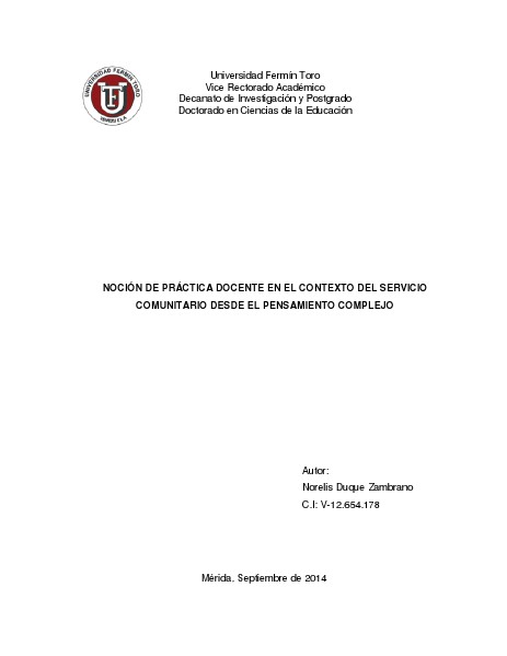 APROXIMACIÓN A UN MODELO TEÓRICO: ENSEÑANZA DE CONTABILIDAD Y TIC EN NOCIÓN DE PRÁCTICA DOCENTE EN EL CONTEXTO DEL SERV