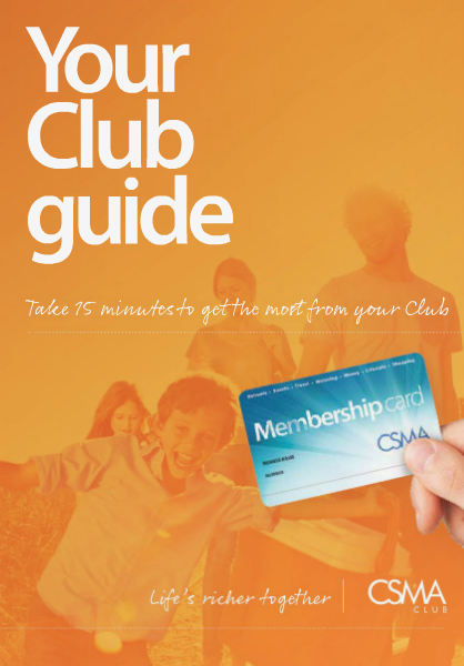 CSMA Club Membership Brochure - 2014 May. 2014