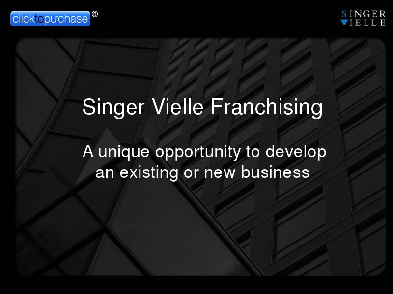 Singer Vielle Franchising vol 1