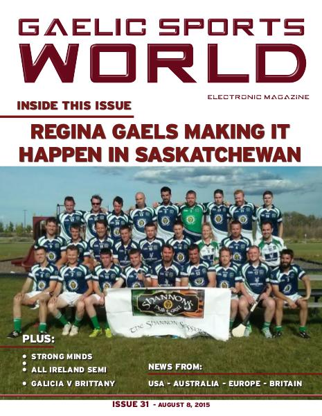 GAELIC SPORTS WORLD Issue 31 – August 8, 2015