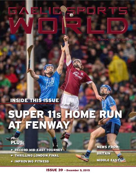 GAELIC SPORTS WORLD December 4, 2015