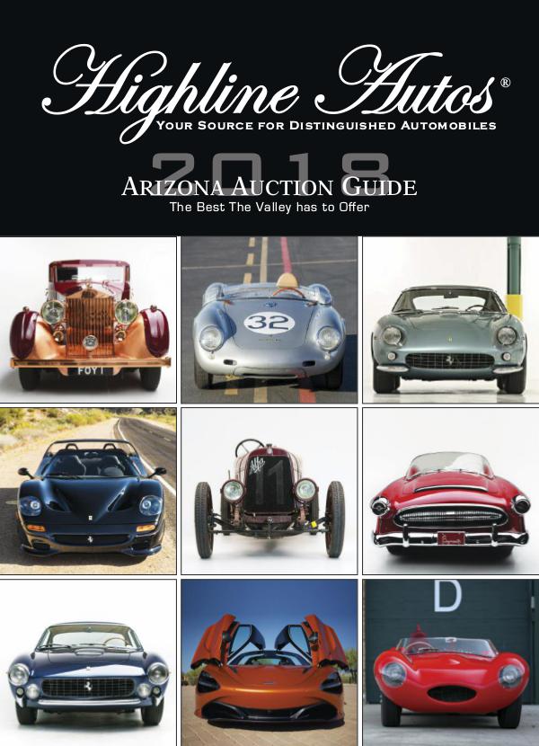 Highline Autos 2018 Arizona Auction Guide