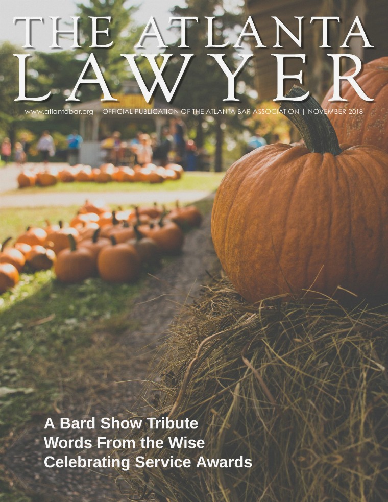 The Atlanta Lawyer November 2018