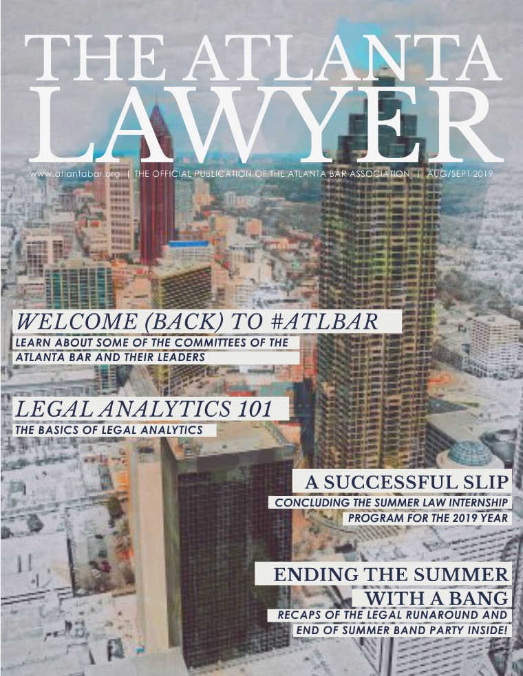 The Atlanta Lawyer August/September 2019