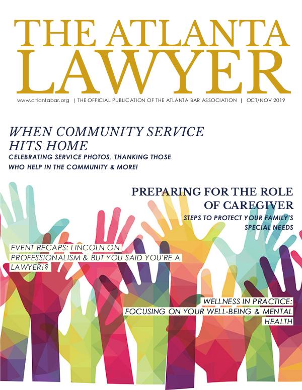 The Atlanta Lawyer October/November 2019