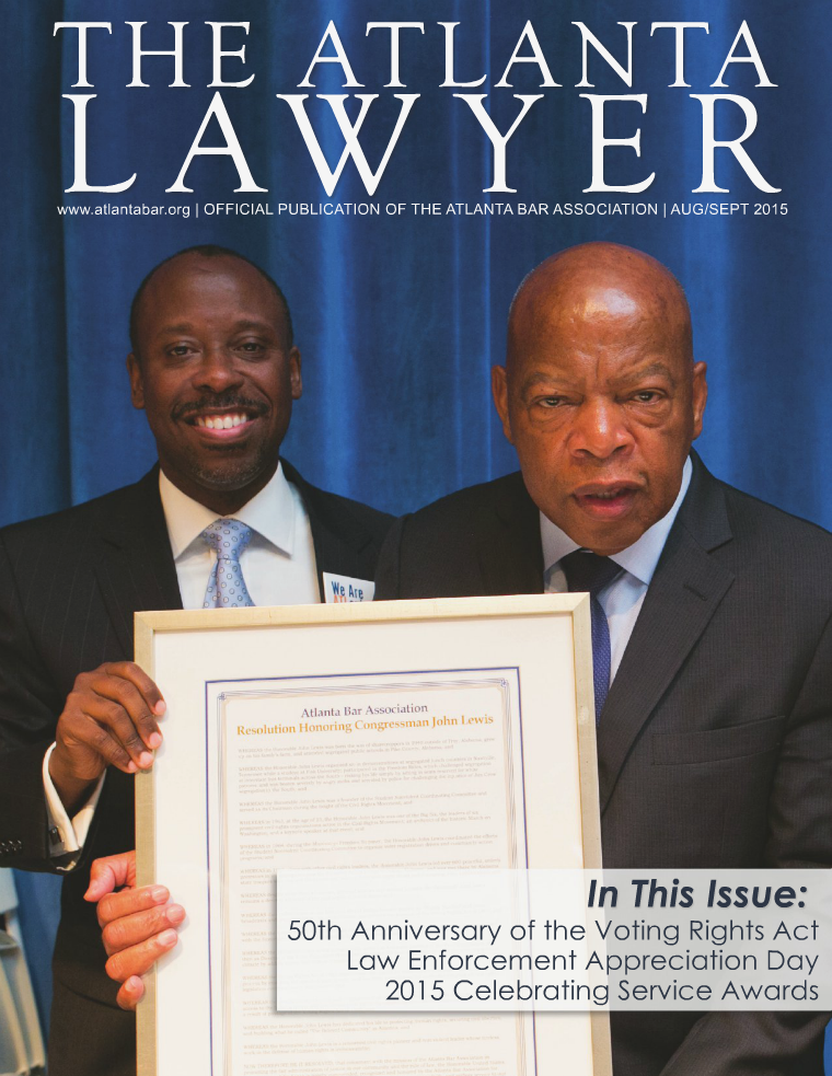 The Atlanta Lawyer August/September 2015