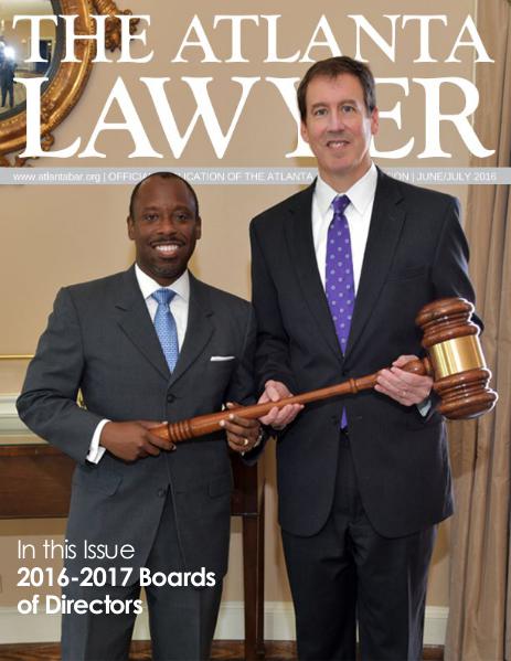 The Atlanta Lawyer June/July 2016