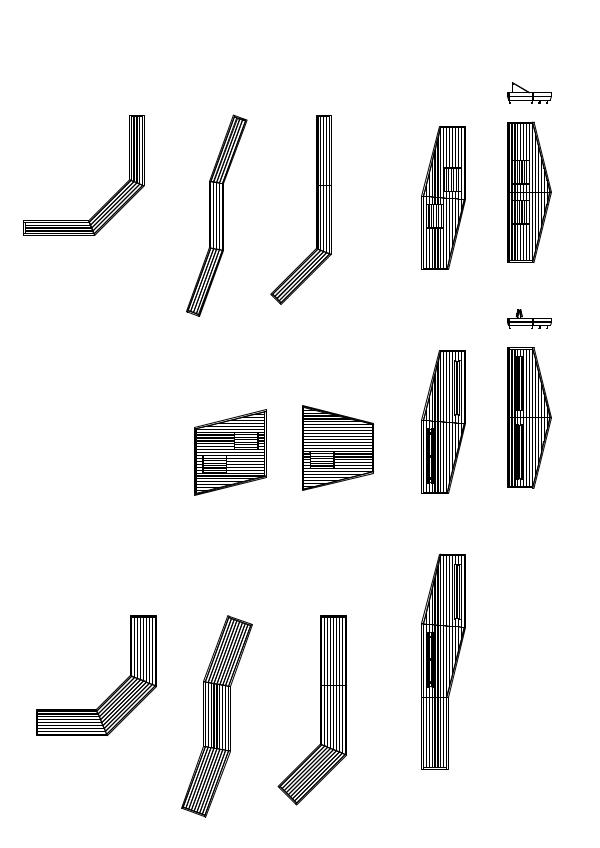 Examples of combinations - Modular bench