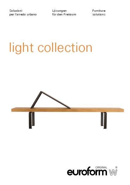 Cataloghi euroform w - arredo urbano Light Collection