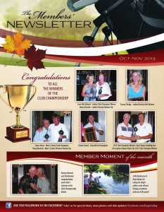 Regatta Bay Club Newsletter October/November 2013