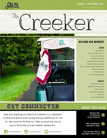 Mill Creek Country Club Member Newsletter