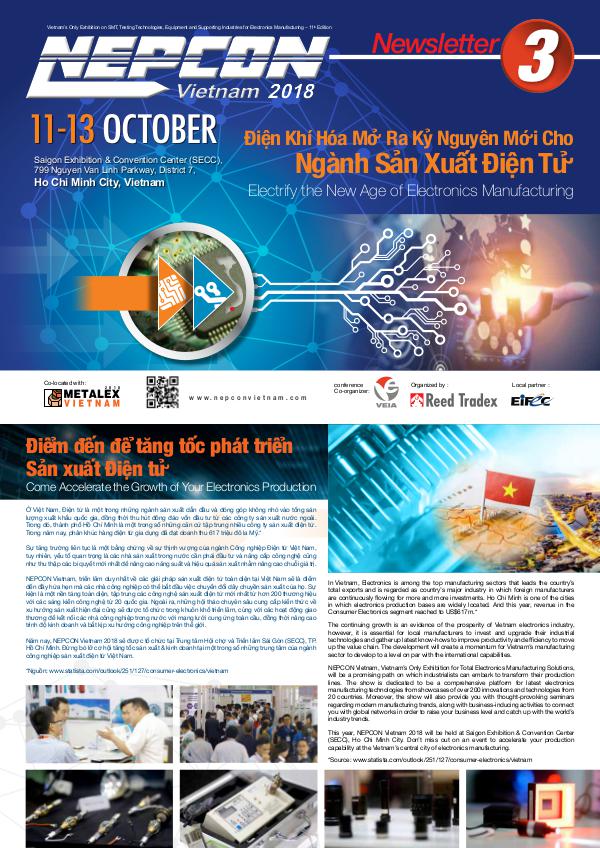 NEPCON Vietnam 2018 Newsletter #3 NEV_2018_NEWSLETTER#3_lowres