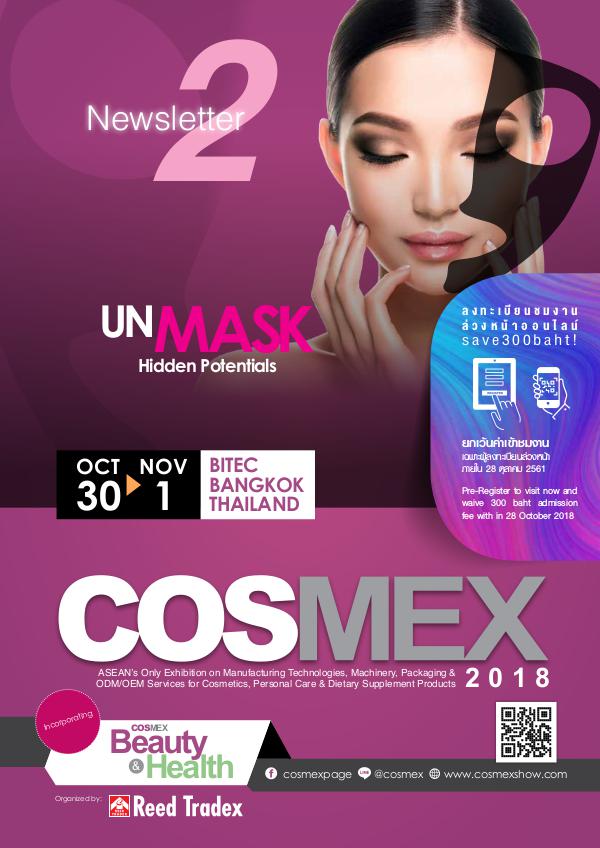 COSMEX 2018 Newsletter #2 COSMEX_2018_NEWSLETTER#2_lowres_RV