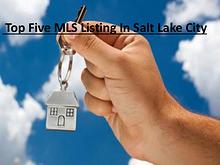 Top Five MLS Listing In Salt Lake City