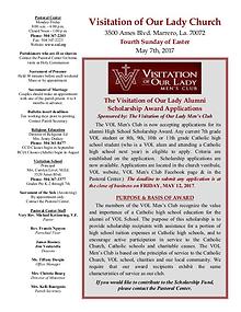 VOL Parish Weekly Bulletin