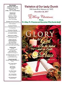 VOL Parish Weekly Bulletin