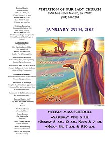 VOL Parish Weekly Bulletin