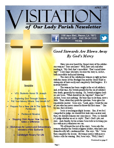 June 2018 SPECIAL EDITION April, 2015 Newsletter