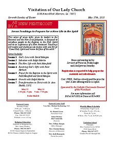 VOL Parish Weekly Bulletin