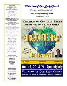 VOL Parish Weekly Bulletin