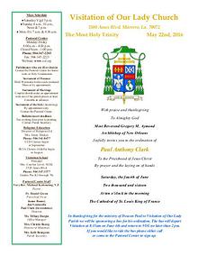 VOL Parish Weekly Bulletin