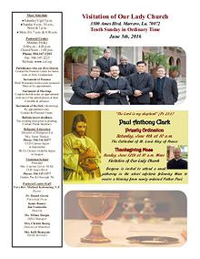 VOL Parish Weekly Bulletin