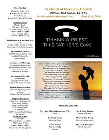 VOL Parish Weekly Bulletin