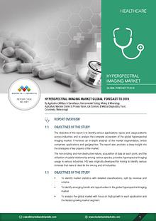 Hyperspectral Imaging Market Global Forecast To 2019