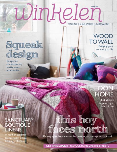 Winkelen homewares magazine issue 2 Winkelen magazine November 2015