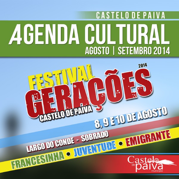 Agenda Cultural Agosto Setembro 2014 Agenda Cultural Agosto Setembro 2014