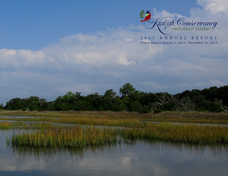 2013 Kiawah Conservancy Annual Report 2013