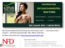 Lotus Greens Plots  Noida @999999237