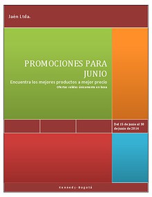 Promociones Junio