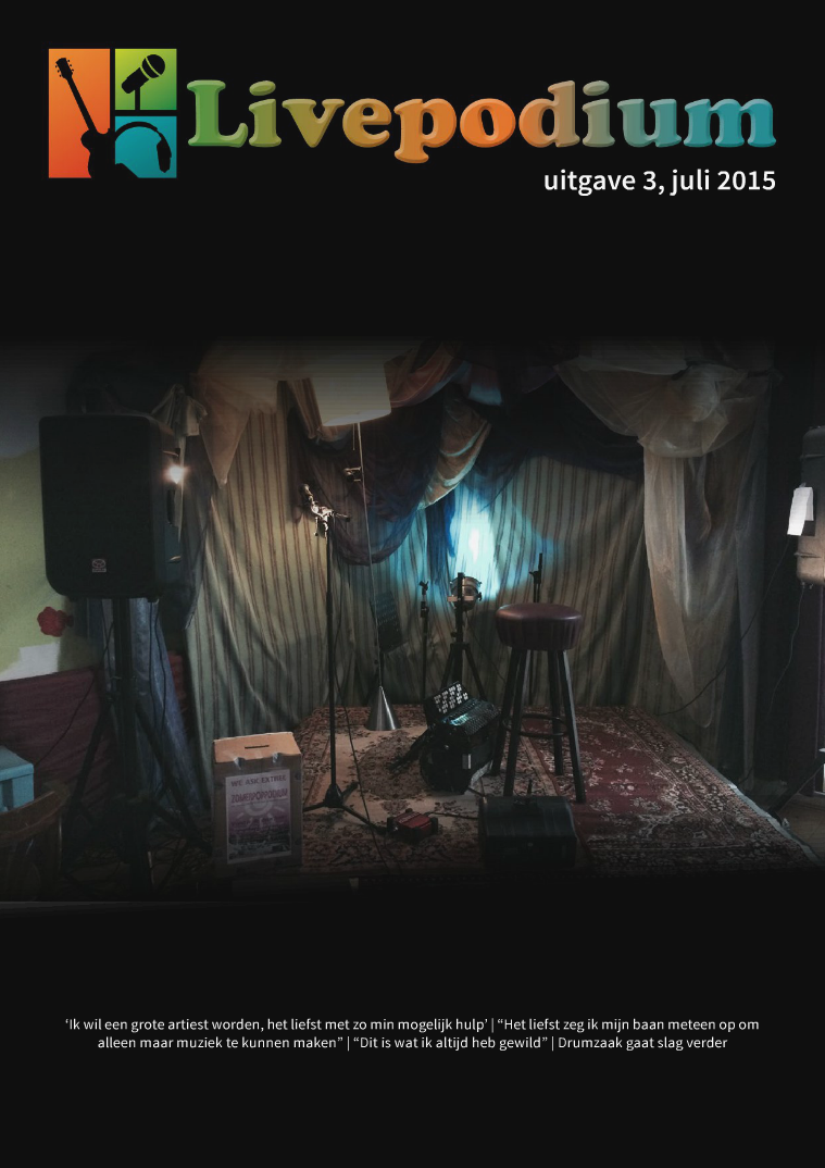 LivePodium Magazine Uitgave 3, juli 2015