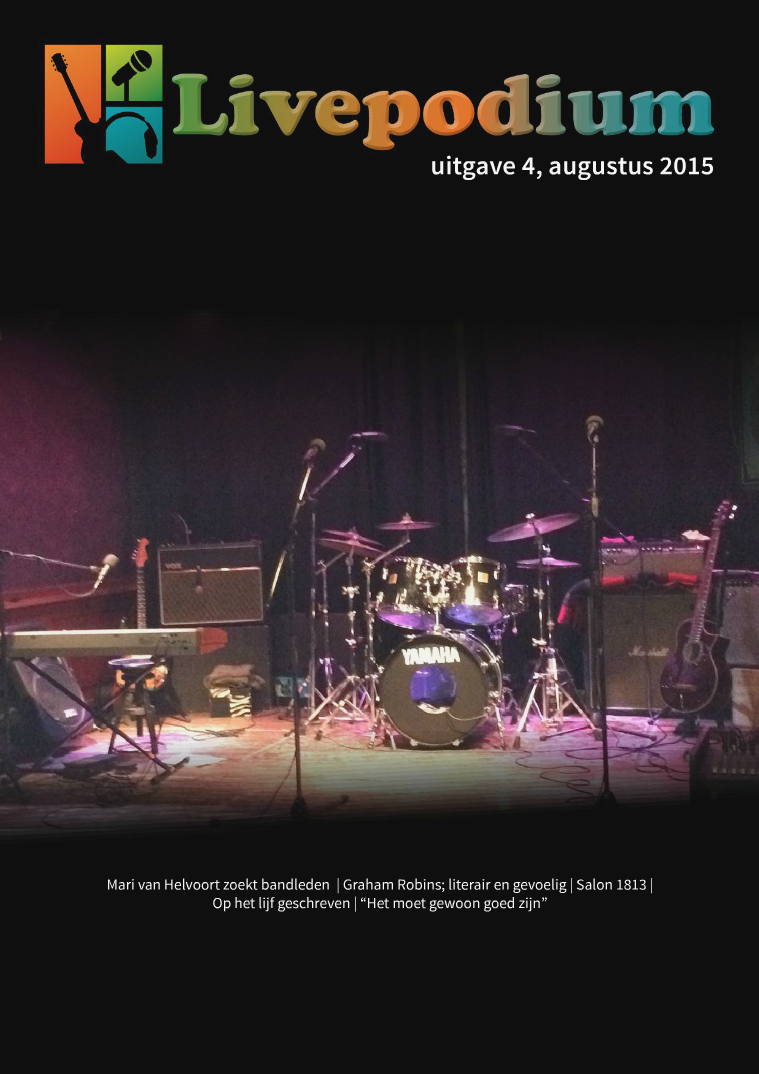 LivePodium Magazine Uitgave 4, augustus 2015