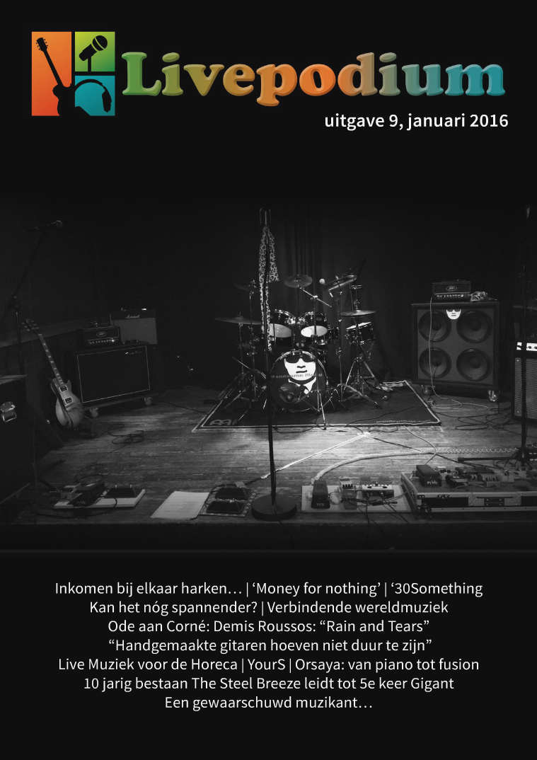 LivePodium Magazine Uitgave 9, januari