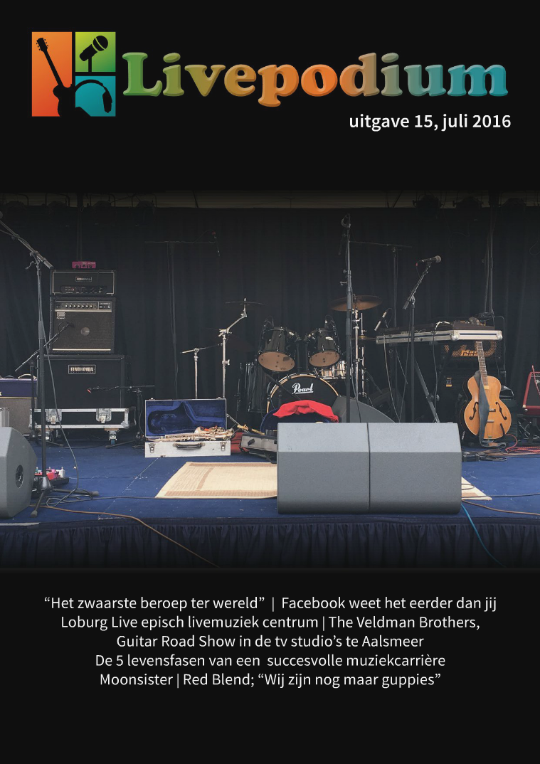 LivePodium Magazine Uitgave 15, juli 2016