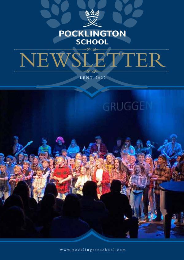 Pocklington School  Newsletter Lent 2022 Lent 2022