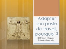 Adapter son poste de travail, pourquoi ?