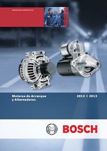 Catalogo de Arranques y Alternadores Bosch