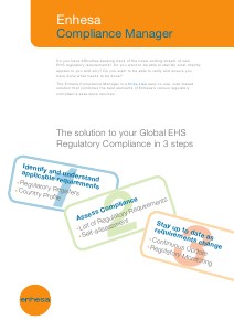 Compliance with Enhesa -  Compliance Manager