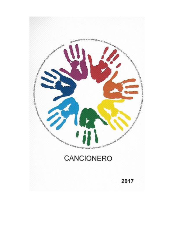 Cancionero 2017 cancionero