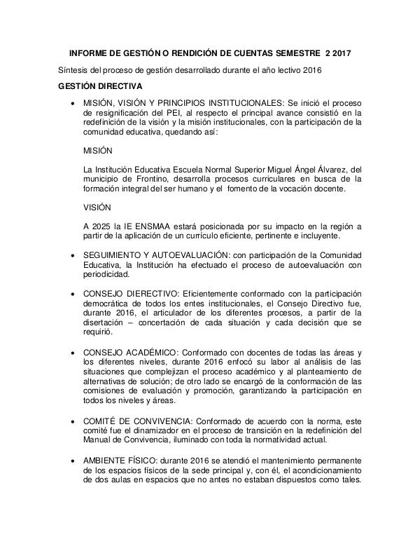 Informe de gestión 3