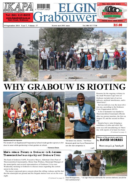 ELGIN Grabouwer Year 7 Volume 17 for Newsstand International