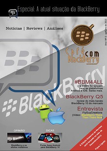 Café com BlackBerry