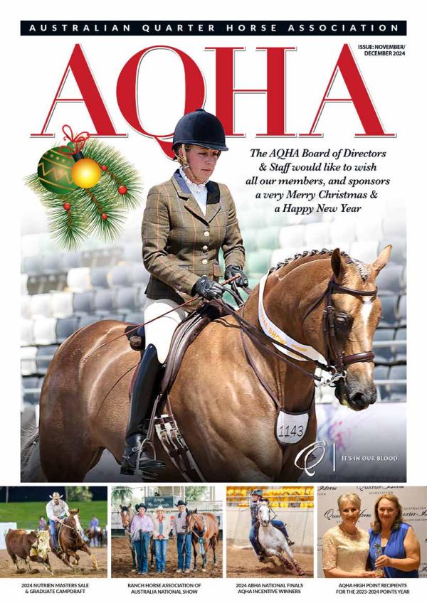 AQHA Nov-Dec 2024 LOW RES AQHA Magazine November / December 2024