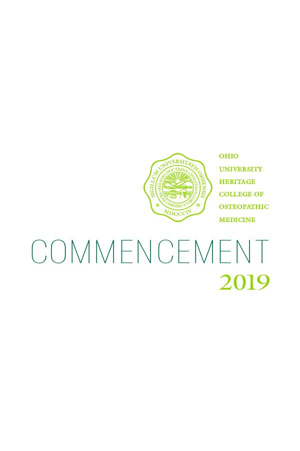 Commencement 2019