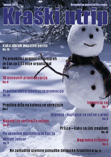 Kraški utrip januar 2015