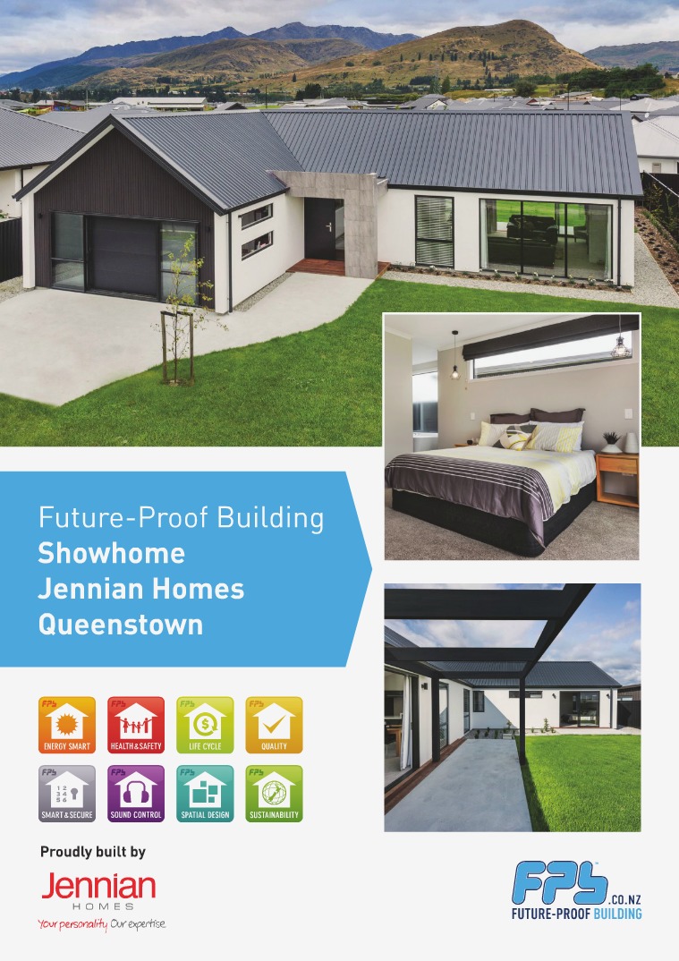 Future-Proof Building Showhomes Queenstown Showhome built by Jennian Homes