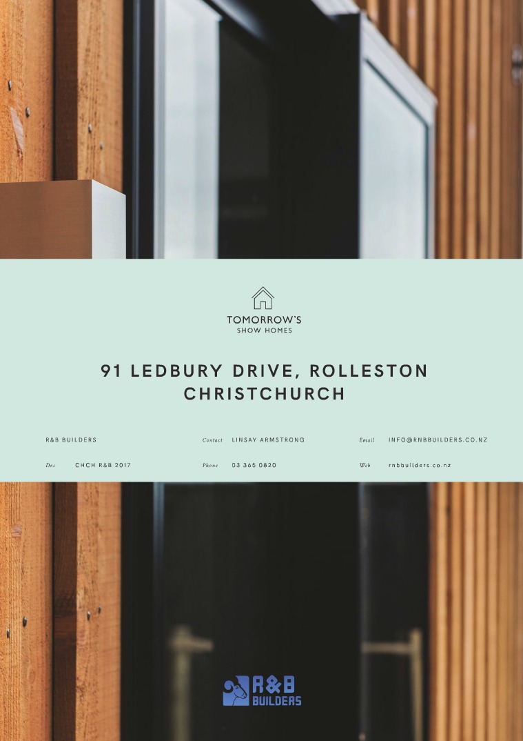 Tomorrow's Show Homes 91 Ledbury Dr, Rolleston, CHRISTCHURCH